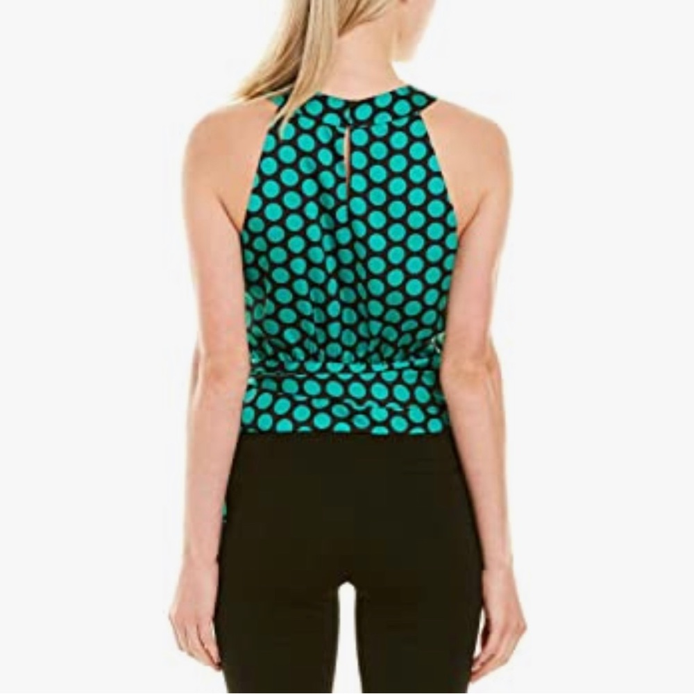 Milly. Lauren Top. Color: Raspberry Multi. Size 4 - image 2